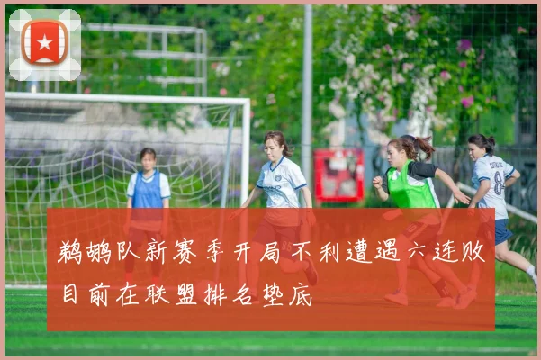 鹈鹕队新赛季开局不利遭遇六连败目前在联盟排名垫底